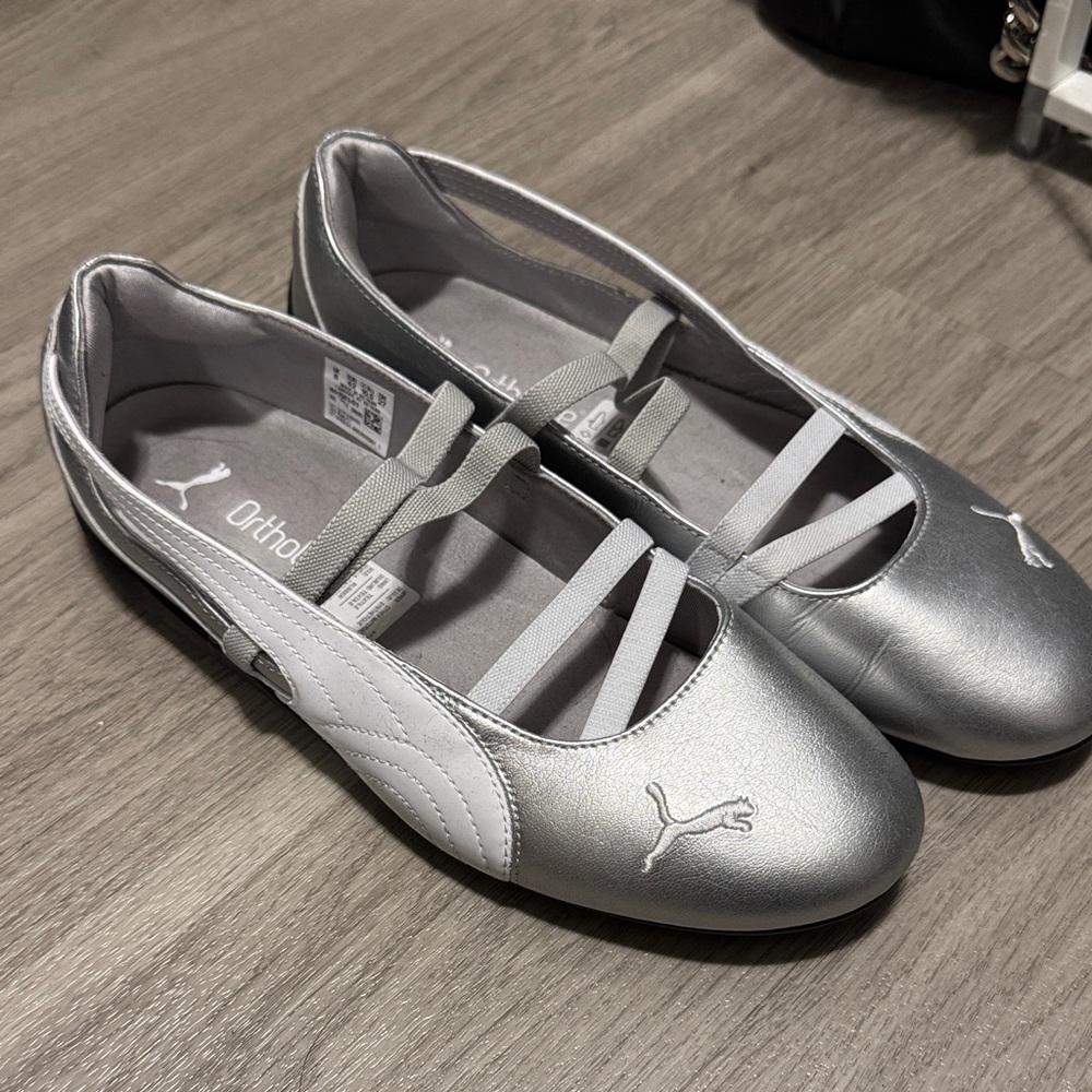 Puma Women's Silver Ballet Sneakers